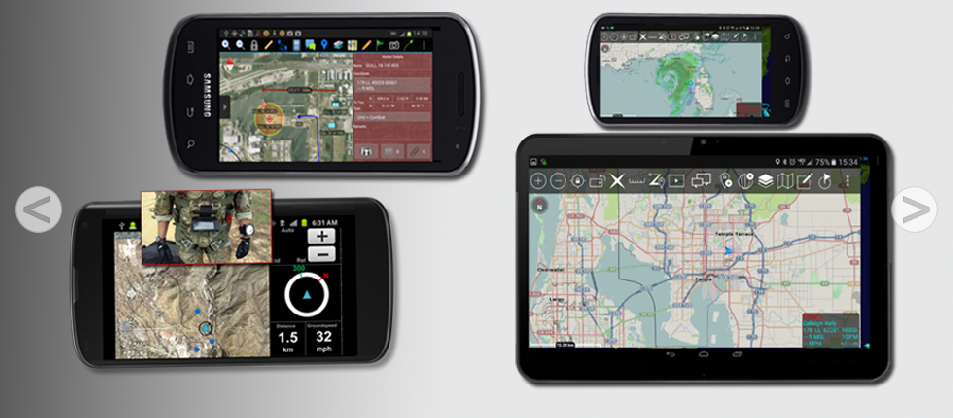 ATAK (Android Team Awareness Kit)/WinTAK Software) - Provides ground users and pilots a meaningful, geospatial site picture - Read More...